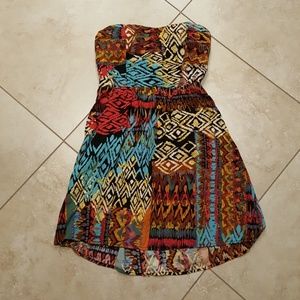 Aztec print dress